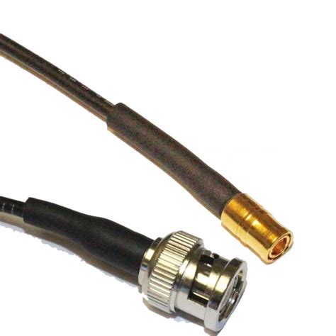 Smb Male To Bnc Male Cable Assembly Rg174 2 0m