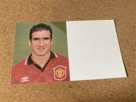 ERIC CANTONA OFFICIAL Manchester United Club Card Un Signed Man Utd