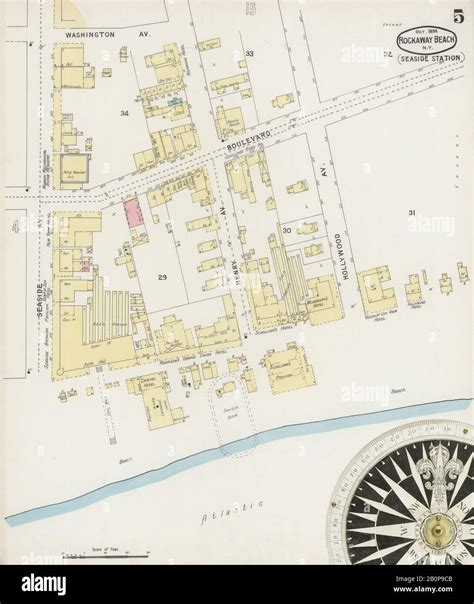 Map of rockaway beach hi-res stock photography and images - Alamy