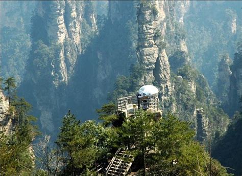 The flying mountains of Avatar are located in China