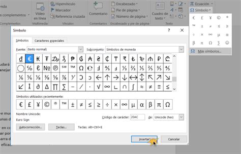 Procesadores De Texto Insertar Un S Mbolo
