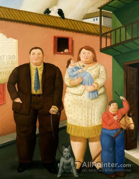 Fernando Botero Family Oil Painting Reproductions for sale | AllPainter ...