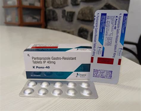 Pantoprazole 40 Mg Tablet at Rs 75/box | Anti Acidity Tablets in ...