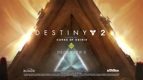 Destiny Curse Of Osiris Expansion Receives Launch Trailer Available