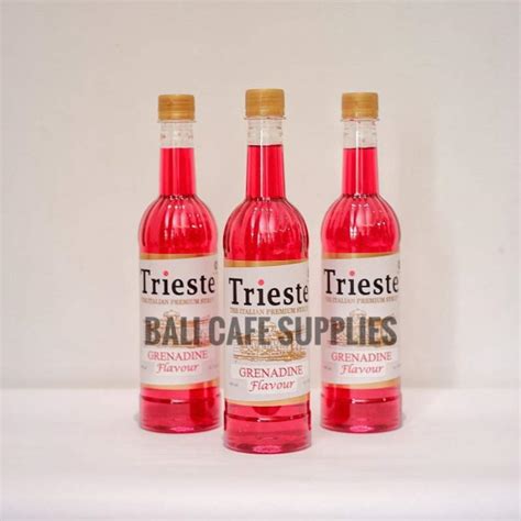 Jual Trieste Grenadine Syrup 650ml Sirup Merah Rasa Pomegranate Di