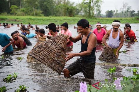 Tradisi Menangkap Ikan Secara Tradisional Di Danau Digholi India