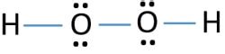 Hydrogen Peroxide (H2O2) Lewis Structure