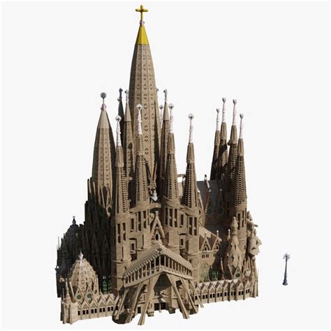 Modelo 3d La Sagrada Familia Turbosquid 2103904