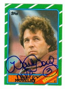 Mark Moseley autographed Football Card (Washington Redskins) 1986 Topps ...