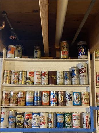 Great Finds Online Auctions Vintage Beer Can Collections Empty