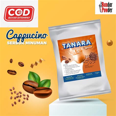 Bubuk Minuman Rasa Cappucino 1kg PREMIUM Bubuk Minuman Boba Aneka