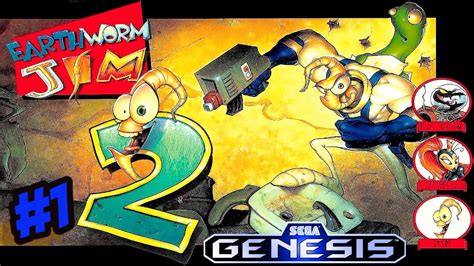 Earthworm Jim 2 Sega Genesis 1 Youtube