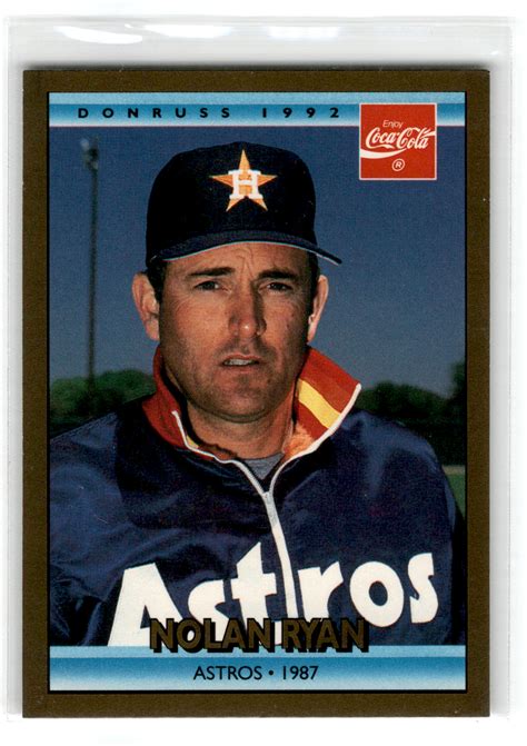 Donruss Coca Cola Nolan Ryan Nolan Ryan Ebay