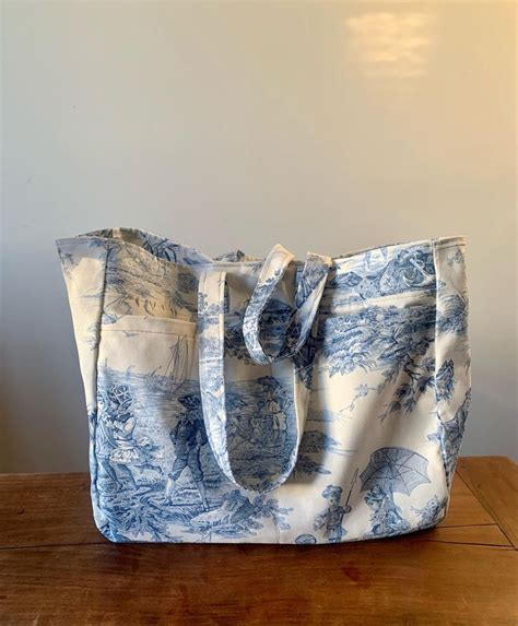 Sac En Toile De Jouy Inspiration Dun Sac Sezane Tuto Par Todotoutdoux