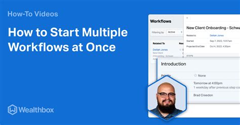 How To Start Multiple Workflows At Once Wealthbox Crm