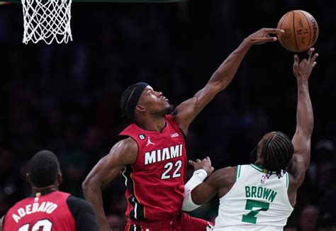 Nba Jimmy Butler Leads Late Surge As Miami Heat Stun Boston Celtics