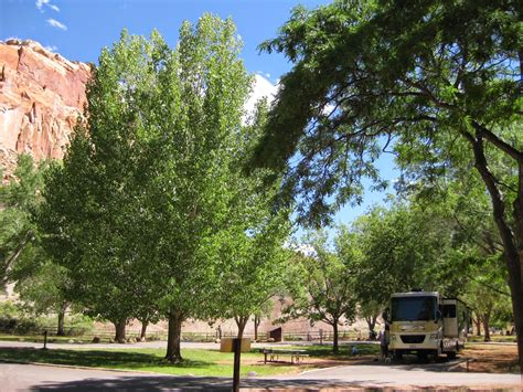 Fruita Campground Capitol Reef National Park Utah