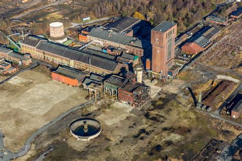 Hamm Von Oben Abri Arbeiten Auf Dem Gel Nde Der Industrie Ruine