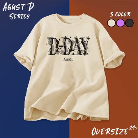 Jual Kaos Bts Suga Agust D D Day World Tour Oversize Cotton Combed S