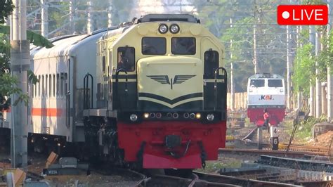 HOREE LOKOMOTIF LIVERY VINTAGE KE JAKARTA LAGI Nonton Kereta Pagi