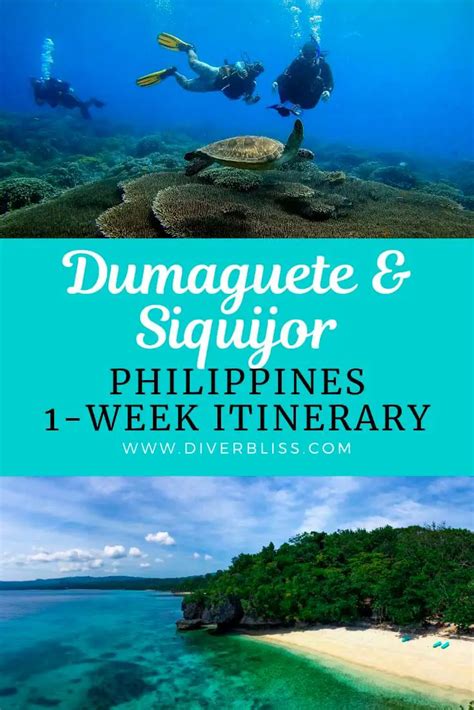 Dumaguete Siquijor Itinerary 7 Days In The Philippines Diver Bliss