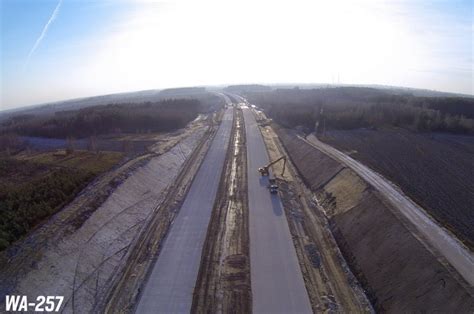 Autostrada A1 ze Strykowa do Tuszyna obwodnica Łodzi Wizyta na