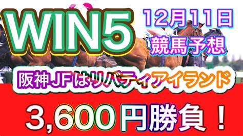 【競馬】win5予想 阪神jfはリバティアイランド一点突破 ️の3600円勝負‼️ Youtube