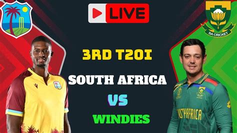 West Indies Vs South Africa Live Sa Vs Wi Live Wi Vs Sa Live