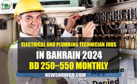 Electrical And Plumbing Technician Jobs In Bahrain Bd