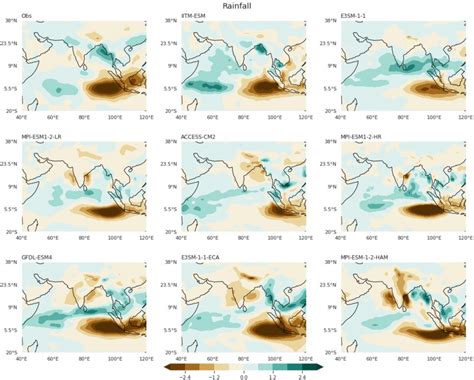 Anomaly Composite Of Jjas Rainfall Mm Day During Piod Years For