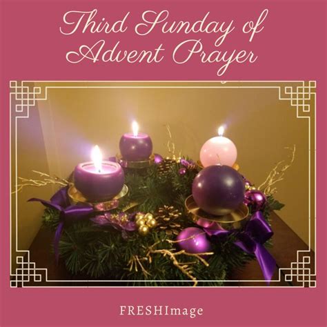 Advent Wreath Prayer Service for Third Sunday of Advent - FRESHImage