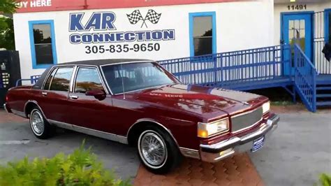 1989 Chevrolet Caprice Brougham Miami Fl Youtube