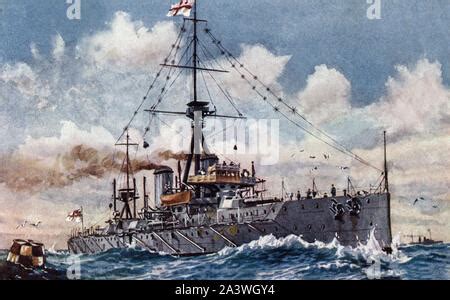 HMS Dreadnought, British battleship, WW1 Stock Photo: 66157764 - Alamy