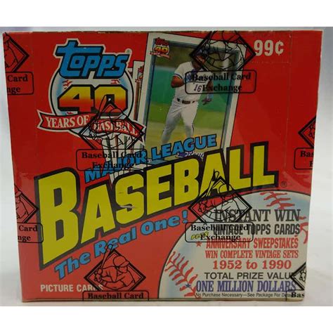 All Baseball Card Boxes | DA Card World