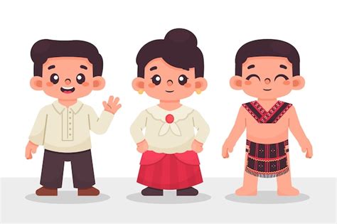 Filipino Culture And Tradition Clipart People