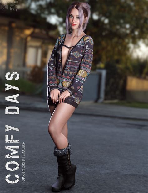 Dforce Comfy Days For Genesis 8 Females Daz 3d