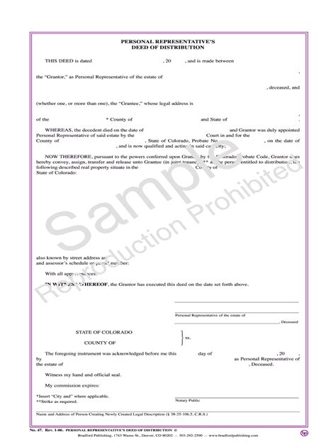 Executor Deed Form Fill Out And Sign Online Dochub