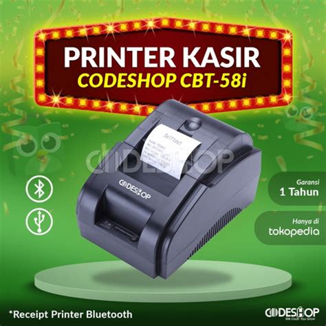 Jual Printer Thermal Codeshop Cb T I Printer Cetak Struk Kasir Mm