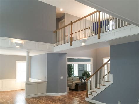 how to transition paint colors in an open floor plan
