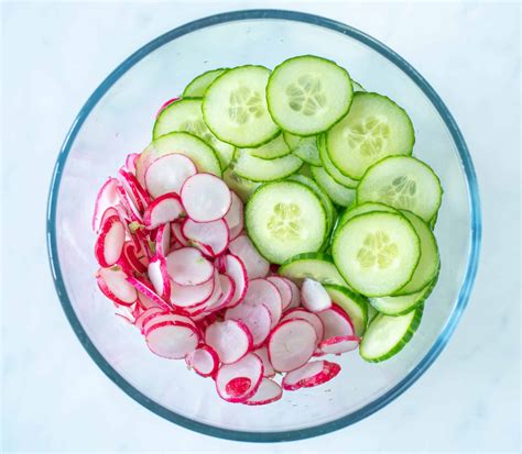 Cucumber Radish Saladvegan Hedi Hearts Easy And Ready In 10 Mins