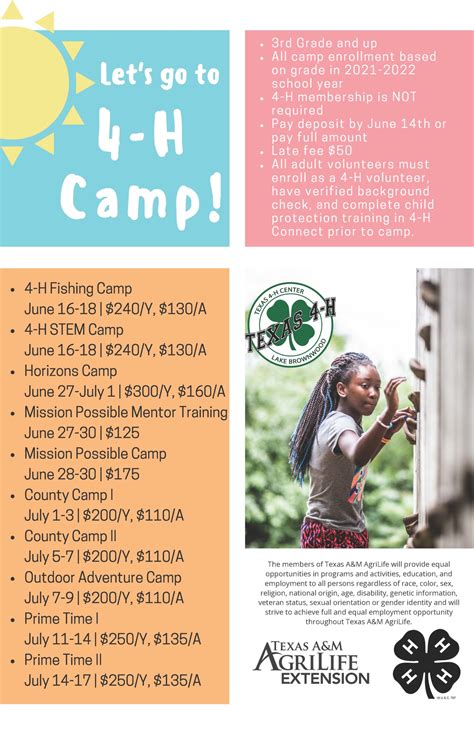 4 H Camps Williamson