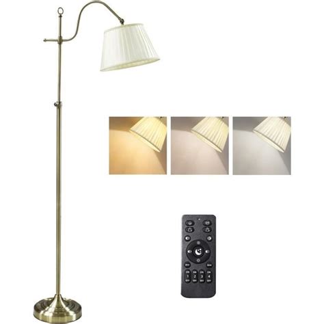 Led Lampadaire Sur Pied Salon Lampe Led Sur Pied Vintage Dimmable Avec