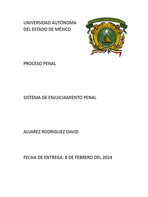 Sistema De Enjuiciamiento Penal Pdf Victimologia Derecho Penal