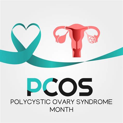 Polycystic Ovary Syndrome Month Vector Illustration 5324361 Vector Art