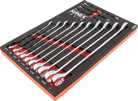 Sunex Tools 9714a Sae Combination Wrench Set 14 Piece