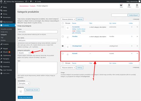 Zarządzanie kategoriami produktów w WooCommerce PrestaPRO