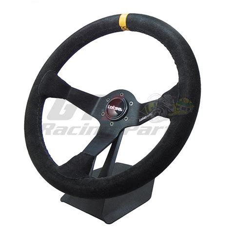 Volante Wrc Camur A Preto Tarja Amarela Lotse Gti Racing Parts