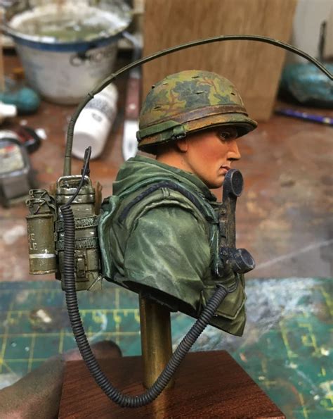 Marine Vietnam 1968 By Rick Keasey Putty Paint