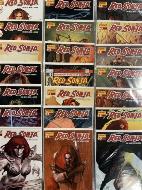 Red Sonja She Devil With A Sword 0 28 Variantes Galore Vfnm Dynamite