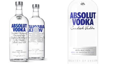 Absolut Vodka Bottle Design